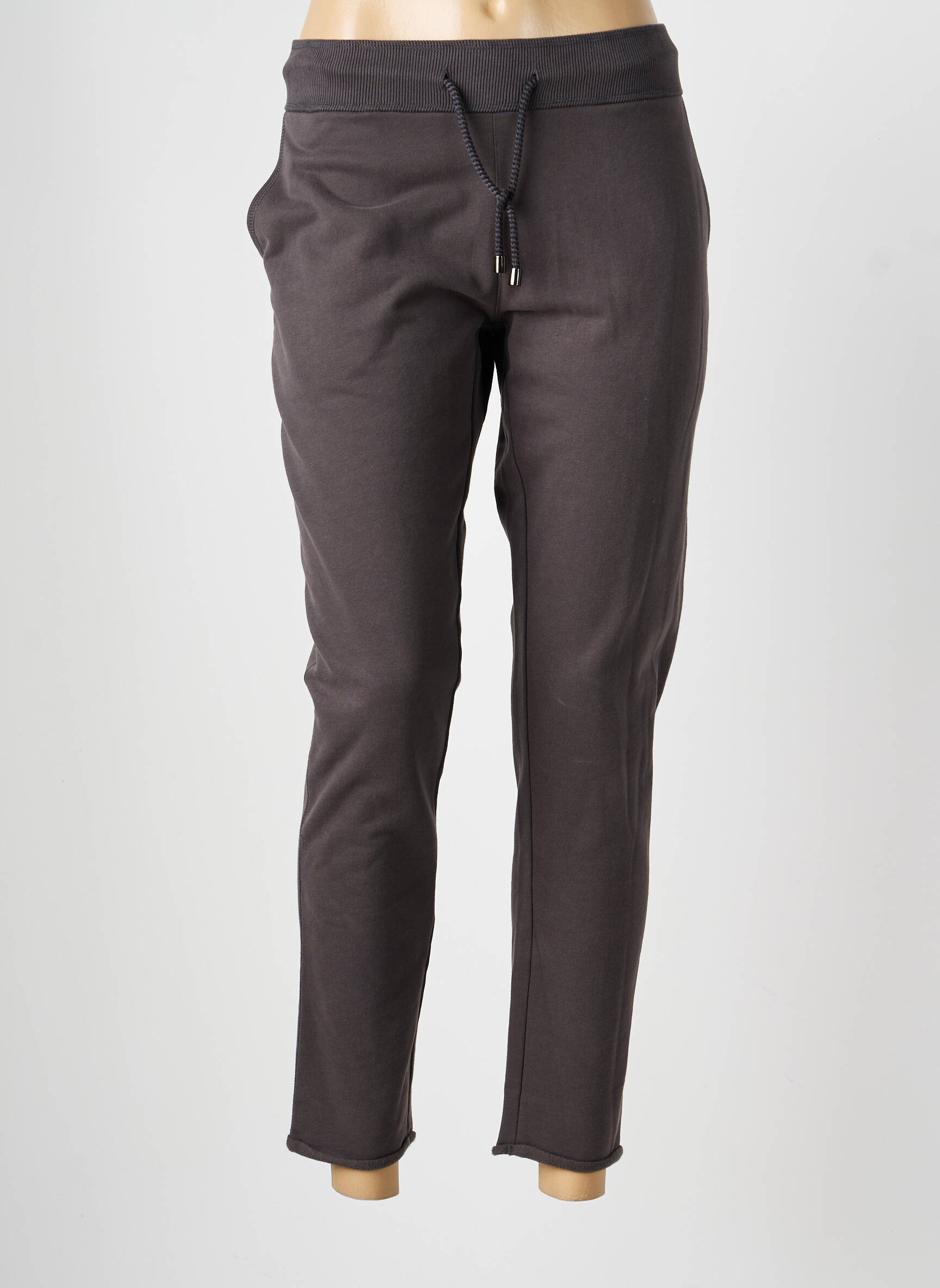 Jogging slim taille normale gris JUVIA femme