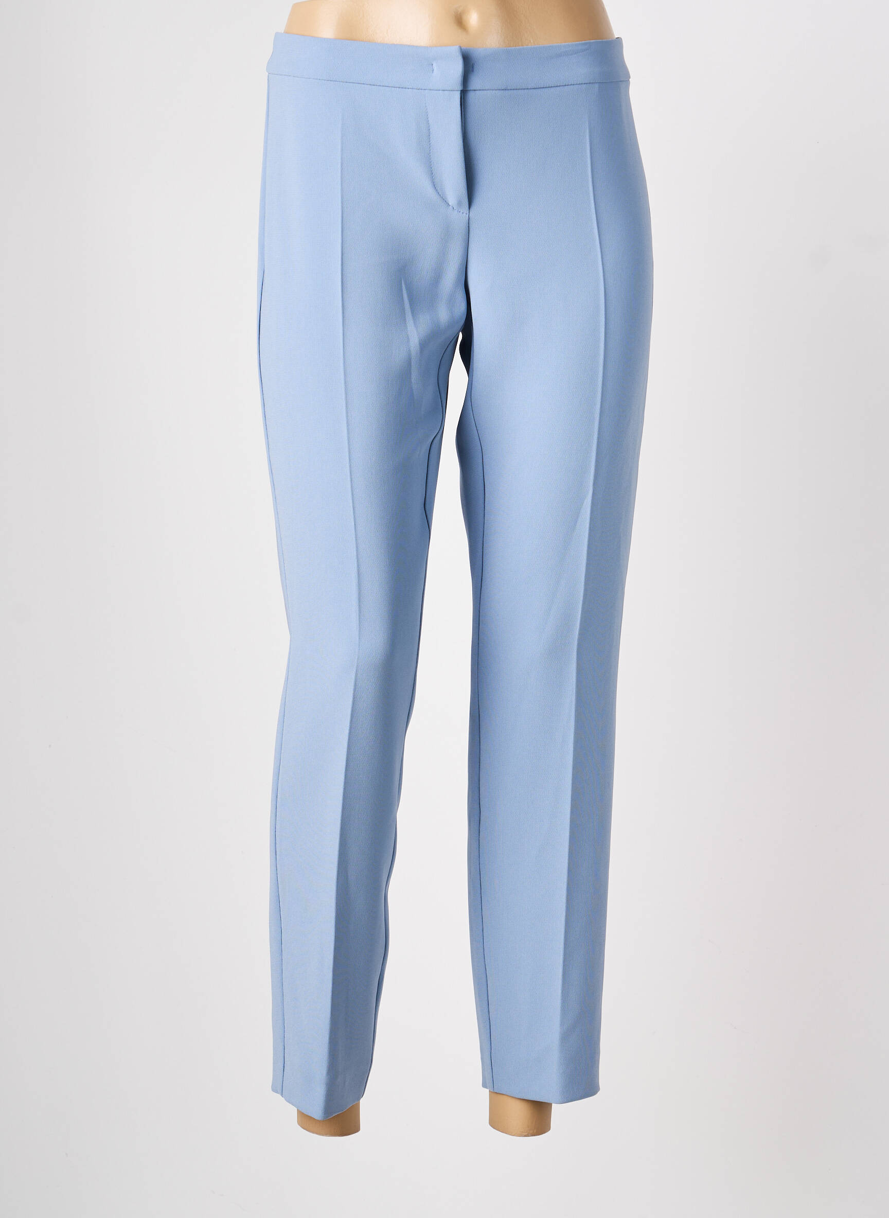 Pantalon 7/8 taille à pinces taille normale bleu PENNYBLACK femme