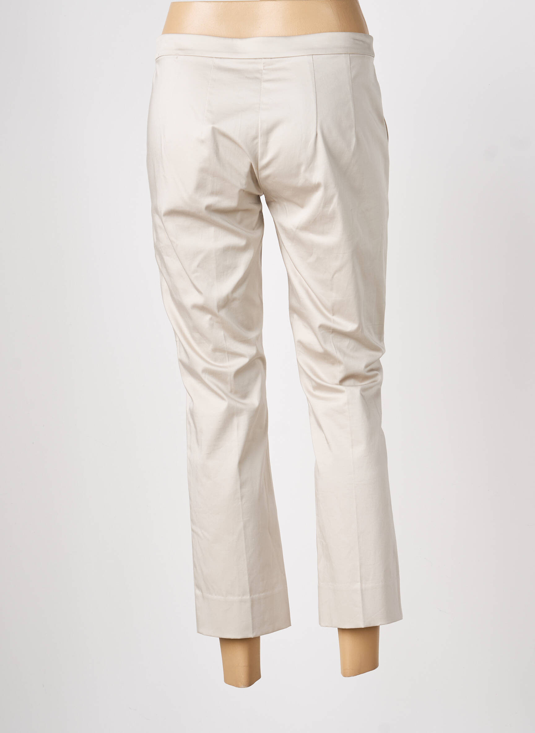 Pantalon 7/8 taille à pinces taille normale beige PENNYBLACK femme