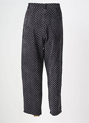 Pantalon droit stretch taille haute noir ELLI WHITE femme