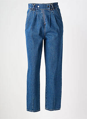 Jeans coupe droite taille haute taille haute bleu DAPHNEA femme