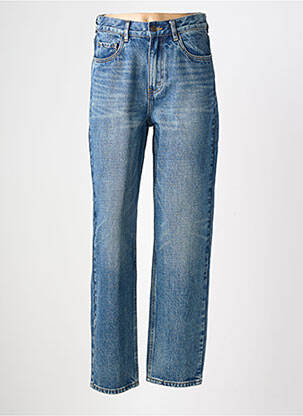 Jeans coupe droite taille haute taille haute bleu R.DISPLAY femme