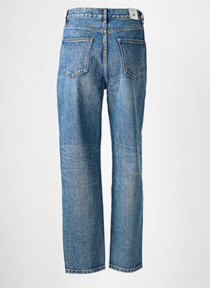 Jeans coupe droite taille haute taille haute bleu R.DISPLAY femme