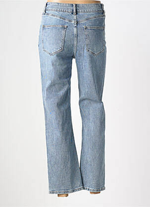 Jeans coupe droite taille haute taille haute bleu ORAIJE femme