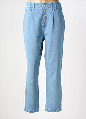 Jeans coupe slim taille haute taille haute bleu EMI-JO femme