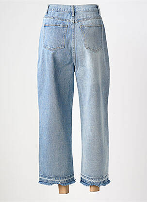 Jeans coupe large stretch taille normale bleu SWEEWË femme