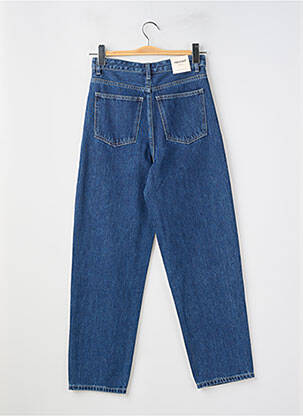 Jeans coupe droite taille haute taille haute bleu SWEEWË femme