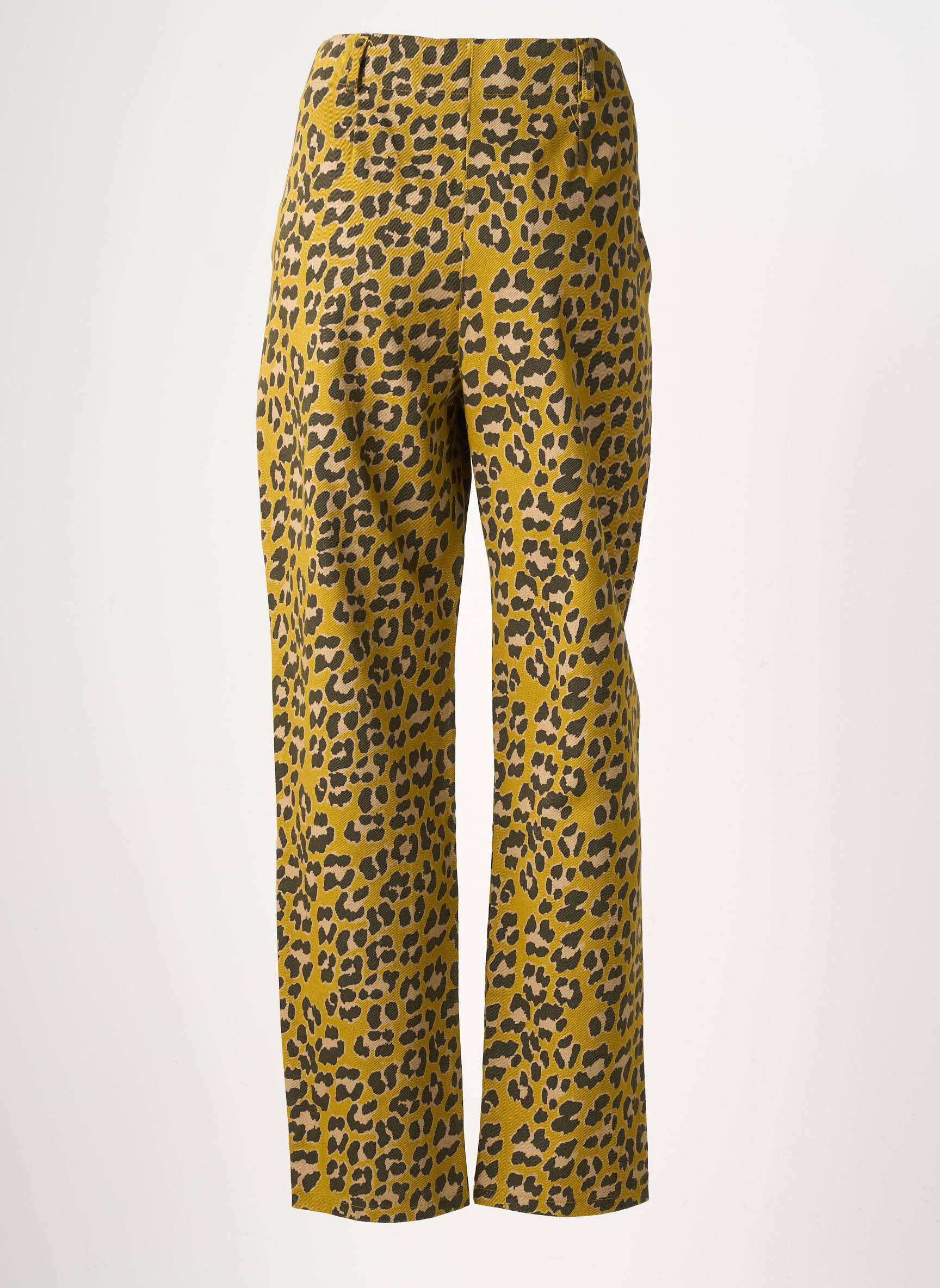 Jeans coupe slim stretch taille normale jaune POHÊME femme