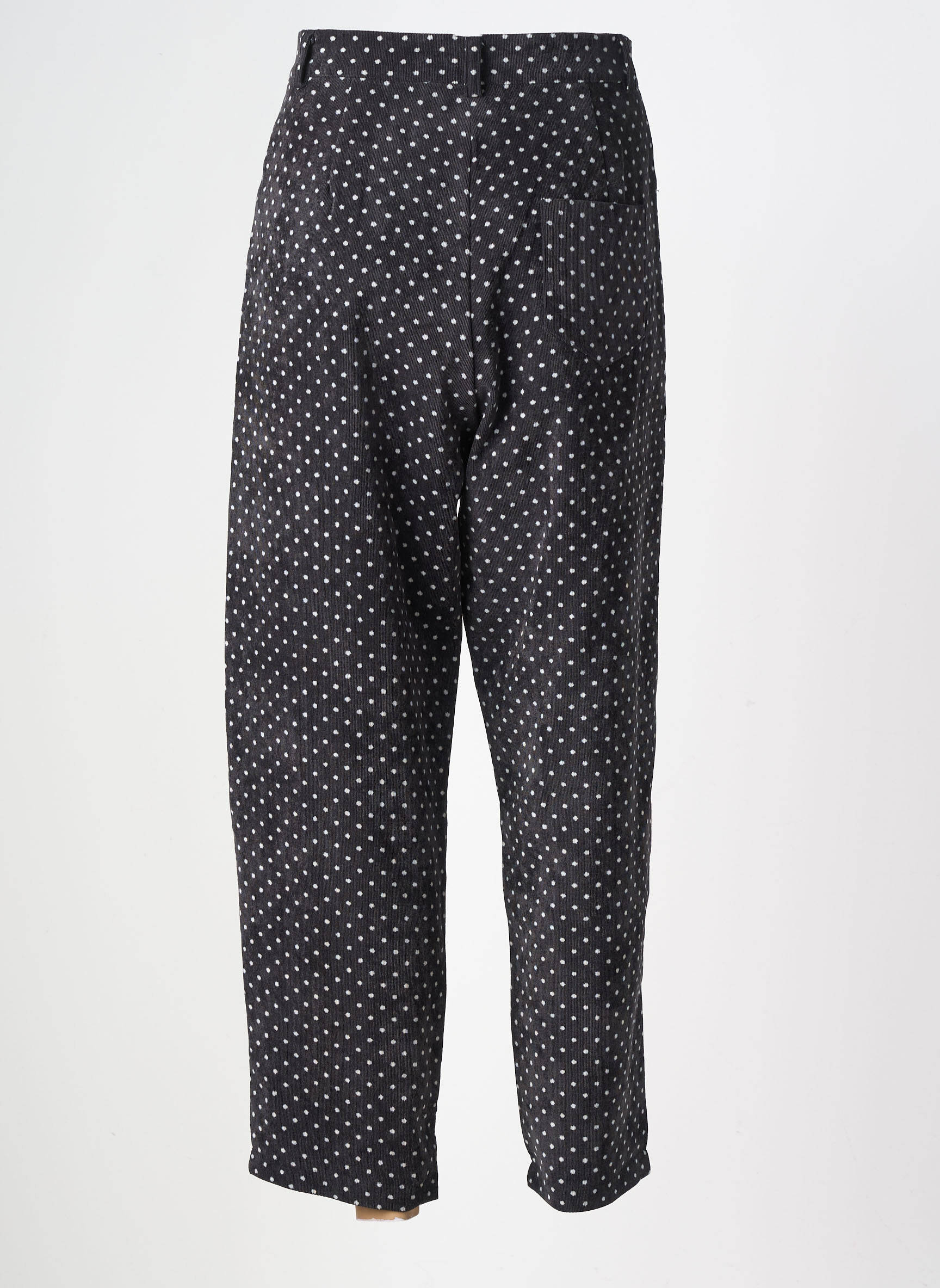 Pantalon droit stretch taille haute noir ELLI WHITE femme