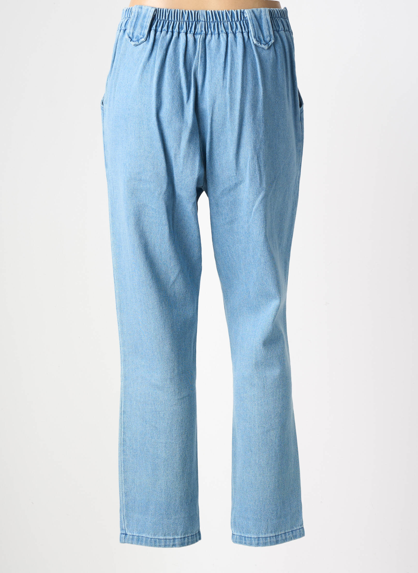 Jeans coupe slim taille haute taille haute bleu EMI-JO femme
