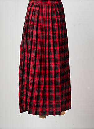 Jupe mi-longue taille normale rouge GARCONNE femme