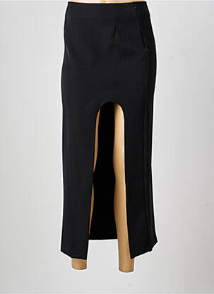 Jupe longue coupe droite noir GARCONNE femme