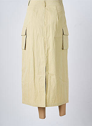 Jupe longue coupe droite beige DAPHNEA femme