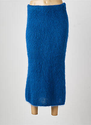 Jupe longue taille normale bleu GARCONNE femme