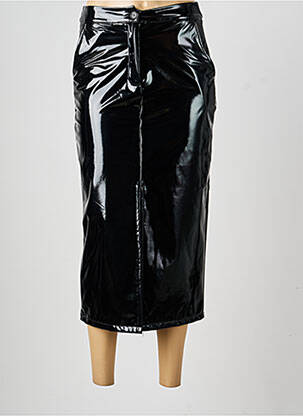 Jupe mi-longue taille normale noir THE CORNER femme