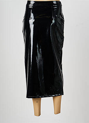 Jupe mi-longue taille normale noir THE CORNER femme