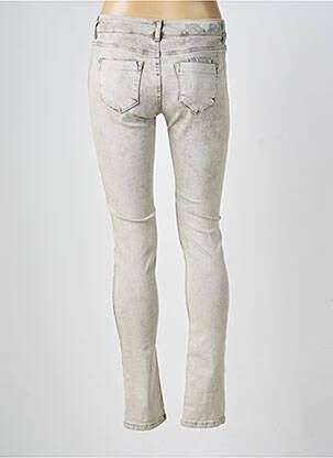 Jeans coupe slim taille basse taille basse gris HUIT SIX SEPT femme