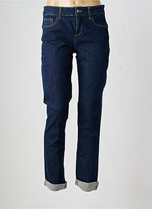 Jeans coupe slim stretch taille normale bleu LA FEE MARABOUTEE femme
