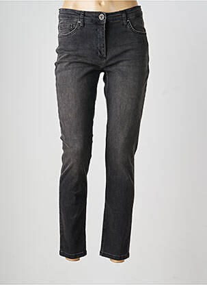 Jeans coupe slim stretch taille normale noir BETTY BARCLAY femme