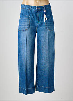 Jeans coupe large stretch taille normale bleu RAFFAELLO ROSSI femme