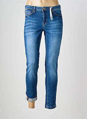 Jeans coupe slim stretch taille normale bleu RAFFAELLO ROSSI femme