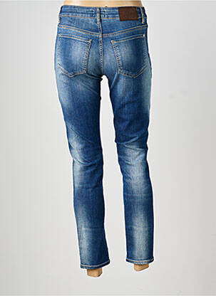 Jeans coupe slim stretch taille normale bleu INDIES femme