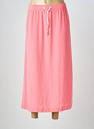 Jupe longue coupe droite rose MARC CAIN femme