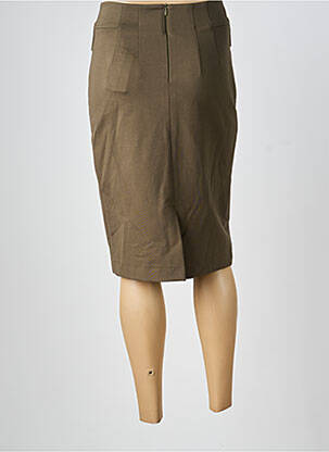 Jupe mi-longue stretch vert TINTA STYLE femme
