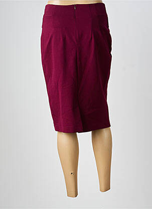 Jupe mi-longue stretch violet TINTA STYLE femme