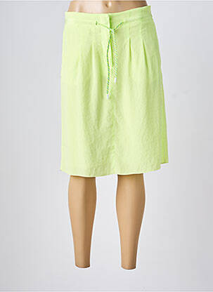 Jupe mi-longue coupe droite vert MARC CAIN femme