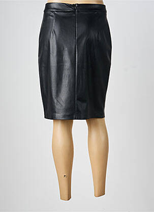 Jupe mi-longue taille normale noir FRANK LYMAN femme