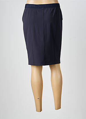 Jupe mi-longue stretch bleu MARC CAIN femme