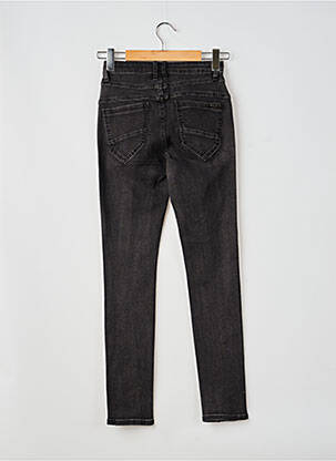Jeans coupe slim stretch taille normale noir FRANK LYMAN femme
