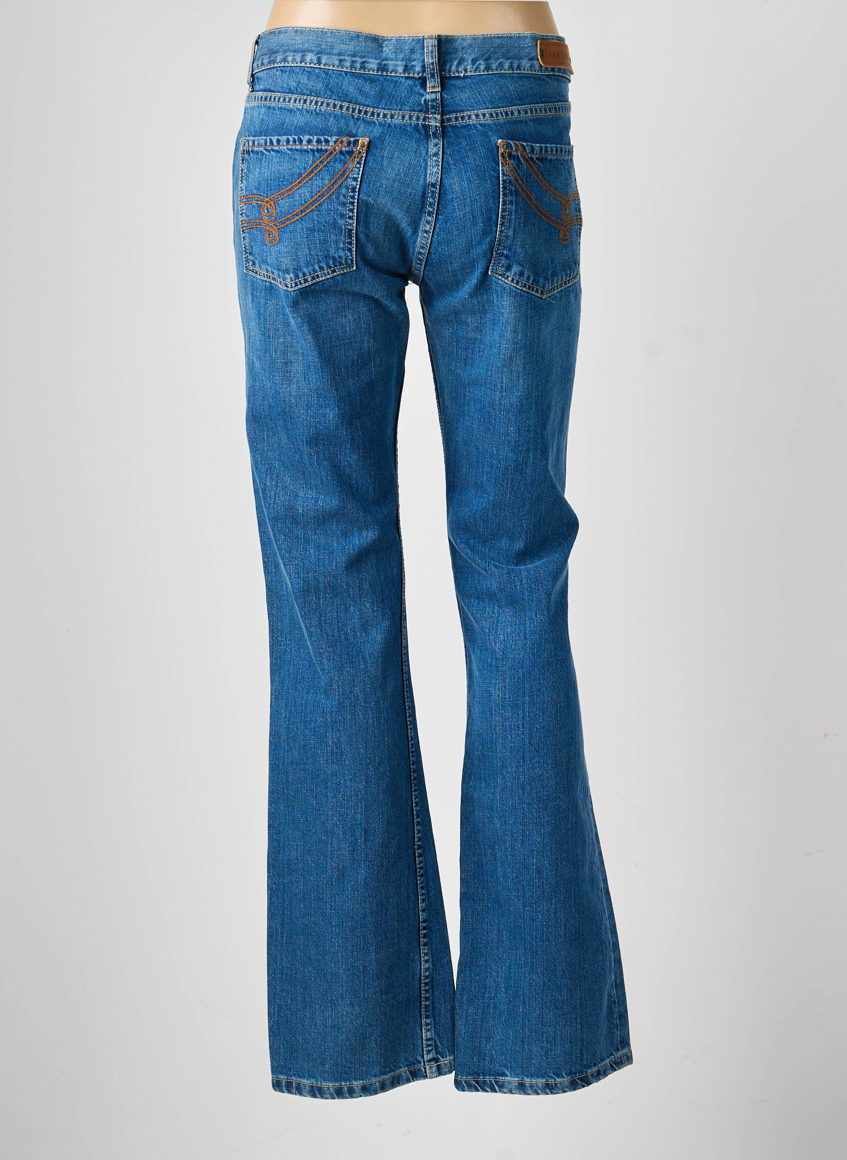 Jeans bootcut taille normale taille normale bleu TARA JARMON femme
