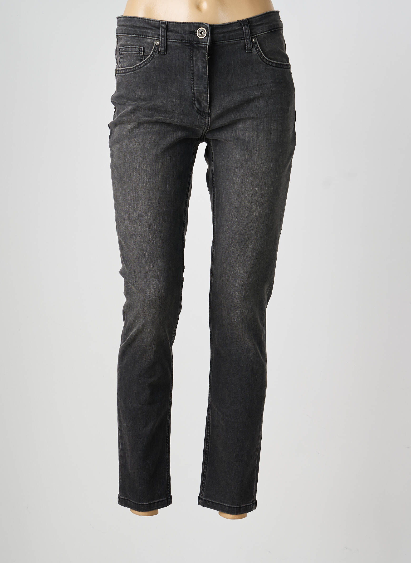 Jeans coupe slim stretch taille normale noir BETTY BARCLAY femme