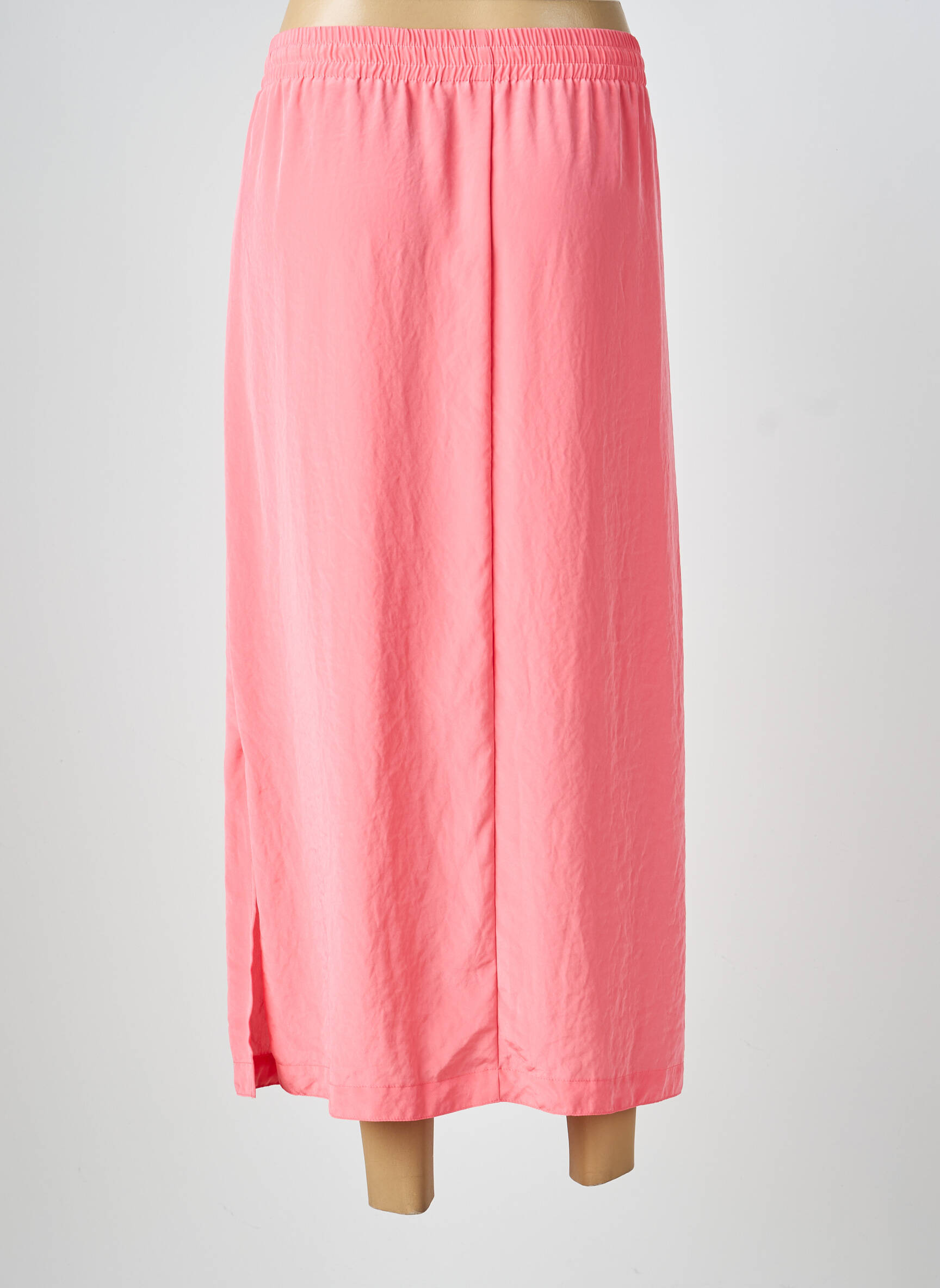 Jupe longue coupe droite rose MARC CAIN femme