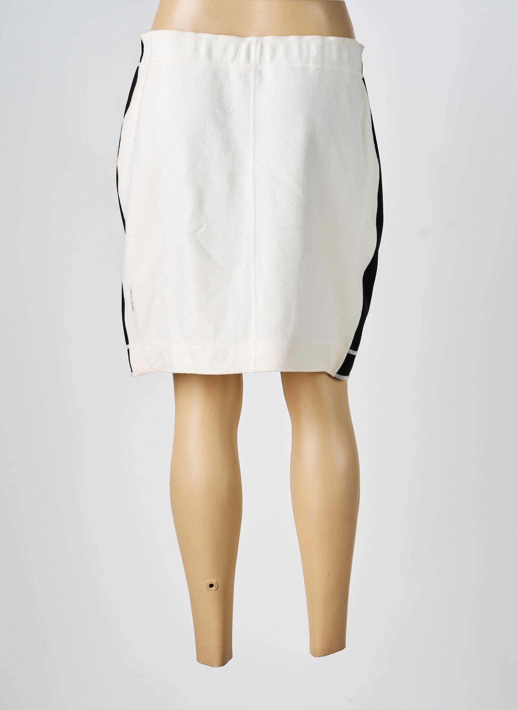 Jupe mi-longue coupe droite beige MARC CAIN femme