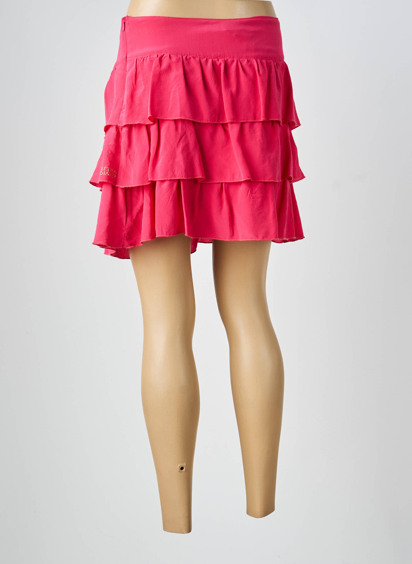 Mini-jupe taille normale rose CRISTINA GAVIOLI femme