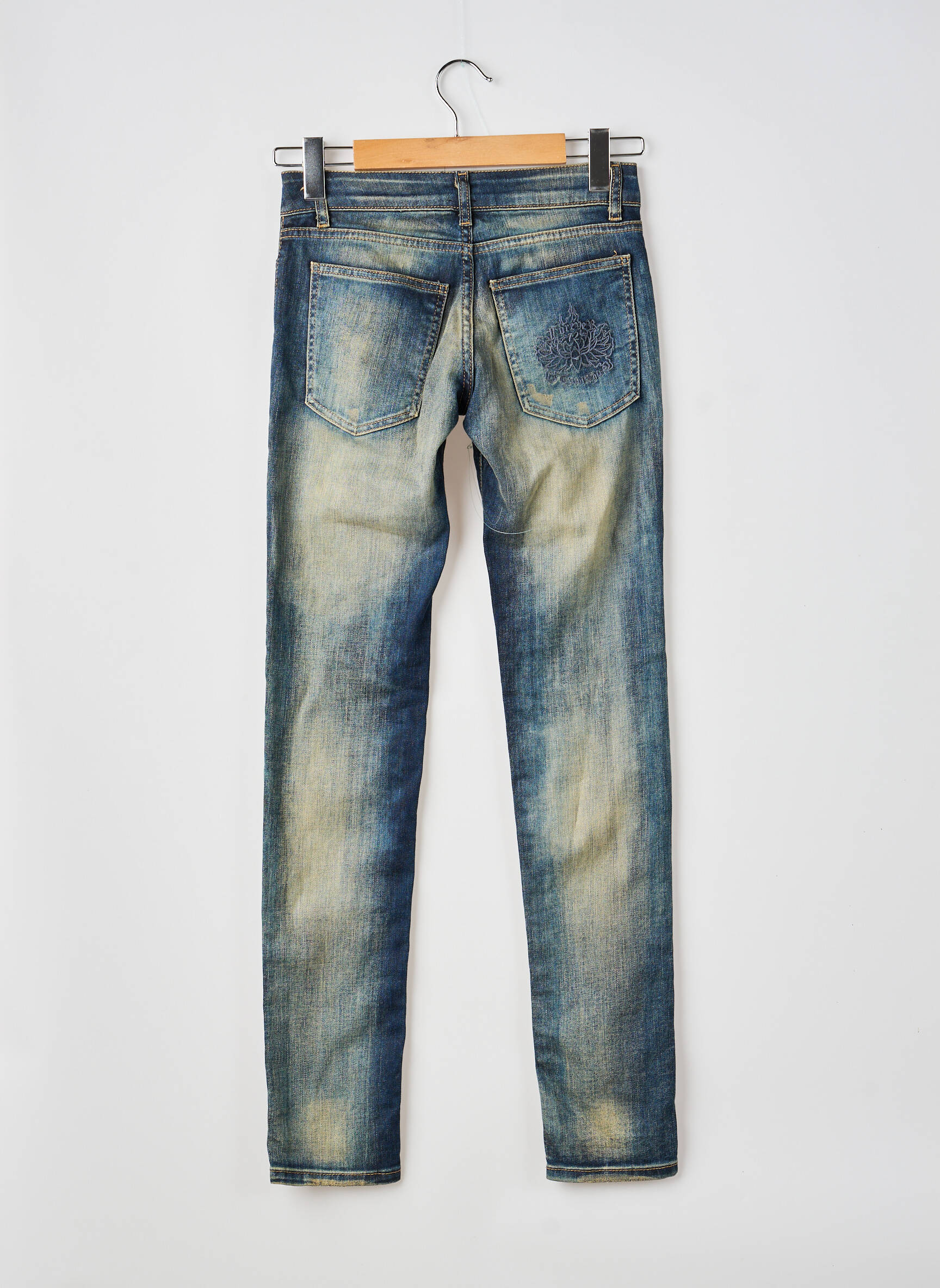 Jeans coupe slim slim taille normale bleu TRICOT CHIC femme