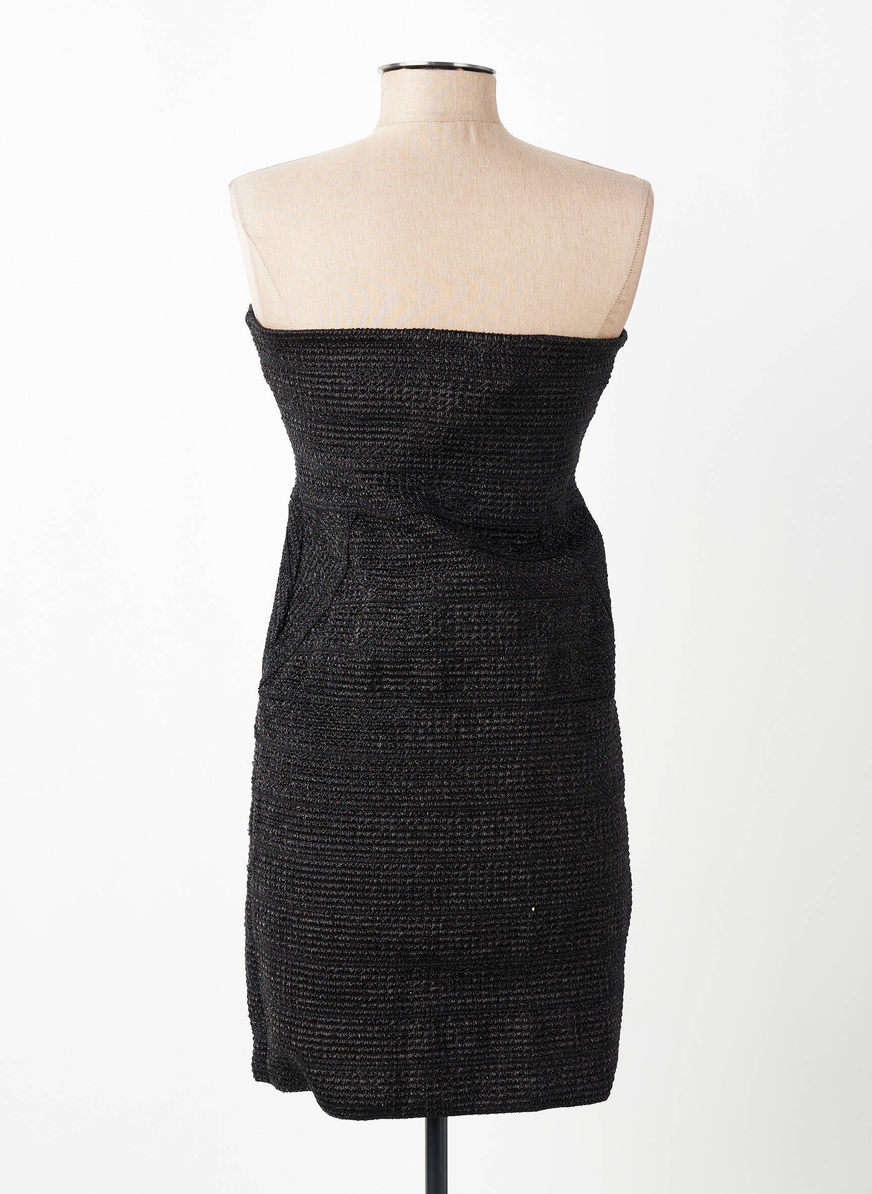 Robe courte sans manche sans manche noir DAPHNEA femme