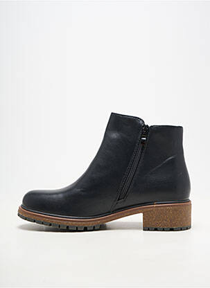 Bottines/boots matière lisse talon de 4 à 6cm noir IDEAL SHOES femme