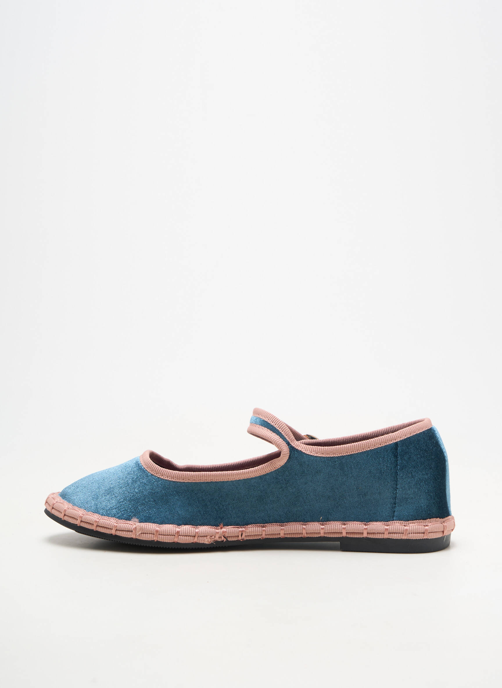 Ballerines bout rond talon plat jusqu'à 3cm bleu BELLUCCI femme