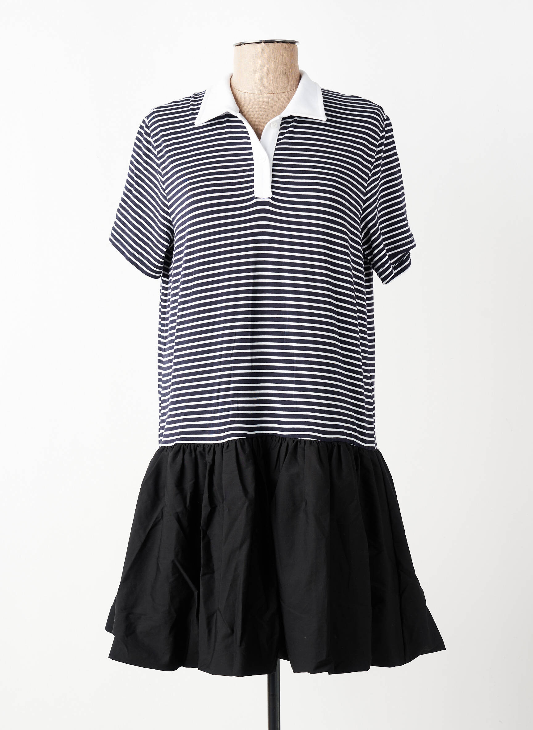 Robe courte manches courtes manches courtes noir HPDP (HYPE DROP) femme