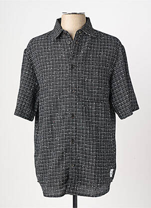 Chemise manches courtes poches noir MATINIQUE homme