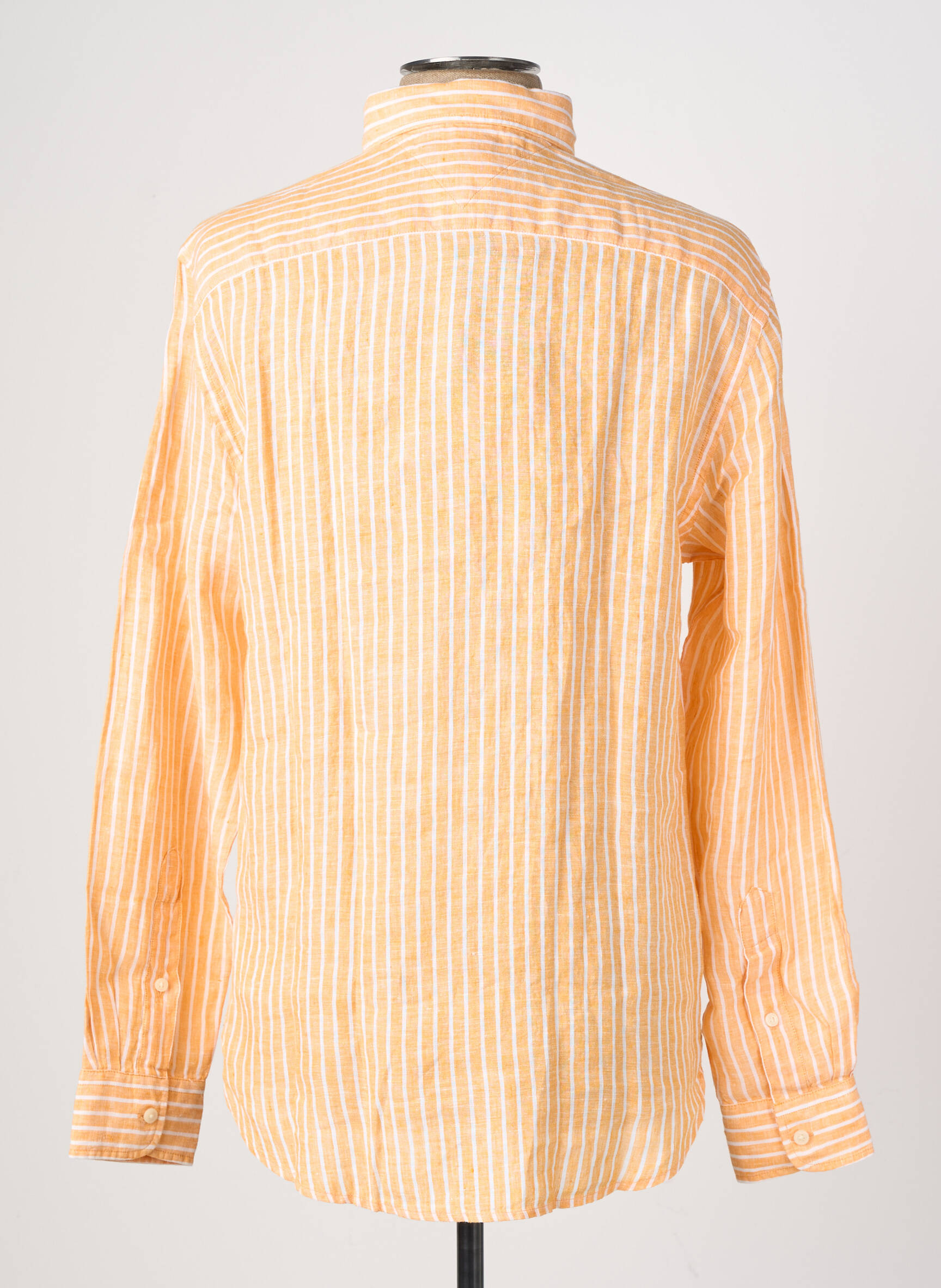 Chemise manches longues coupe cintrée orange TOMMY HILFIGER homme