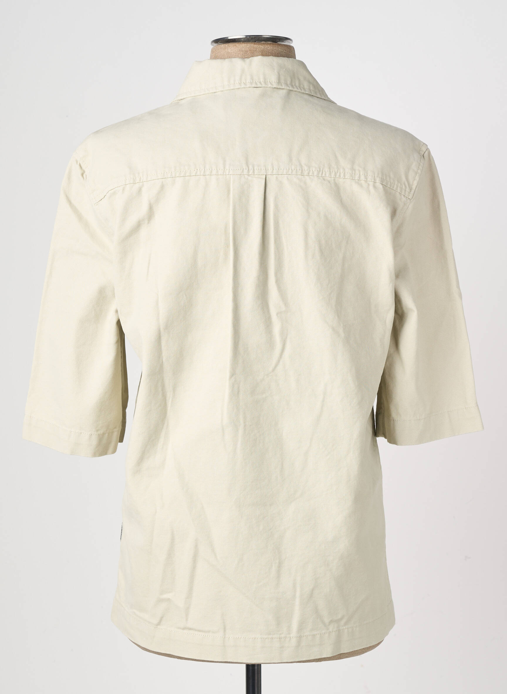 Chemise manches courtes poches beige MINIMUM homme