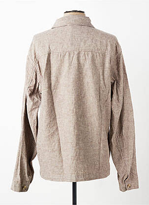 Veste casual fermeture boutonnée sur le devant marron DSTREZZED homme