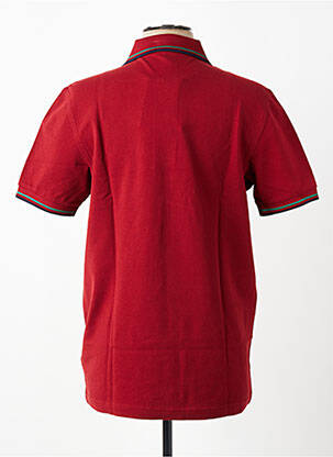 Polo stretch manches courtes rouge FRED PERRY homme