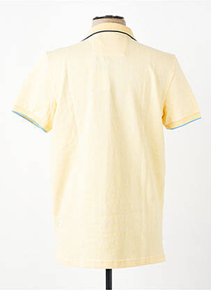 Polo stretch manches courtes jaune NEW ZEALAND AUCKLAND homme