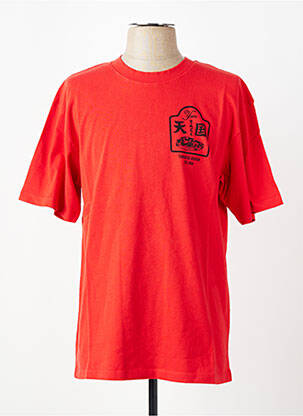 T-shirt coupe droite manches courtes rouge EDWIN homme